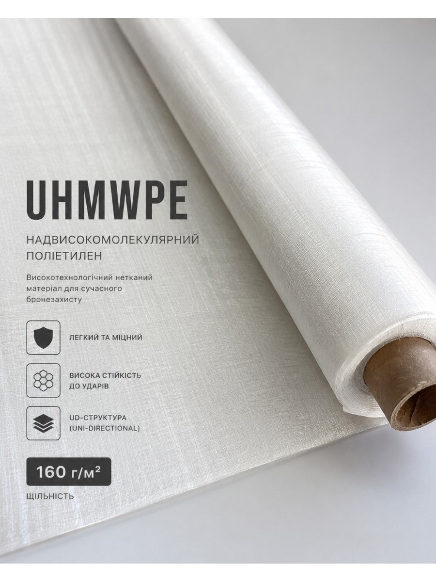 Балістична тканина UHMWPE 160G4UD для бронежилетів — оптові ціни USD, Texsell